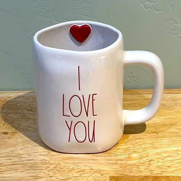 Rae Dunn Other - Rae Dunn Valentines Day I LOVE YOU hand crafted ceramic mug. Brand New!